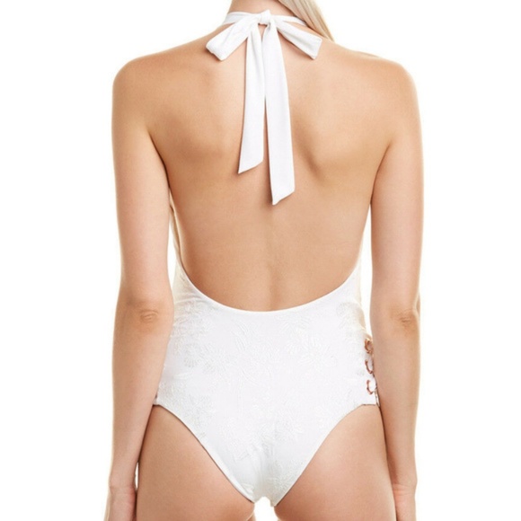 NWT Tori Praver Jolie Textured One-Piece Swimsuit - Picture 7 of 8